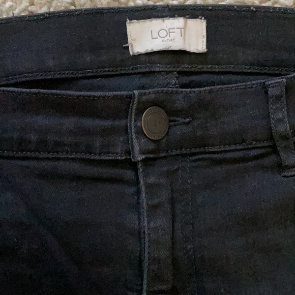 Loft Black Legging Jeans - Picture 2 of 5